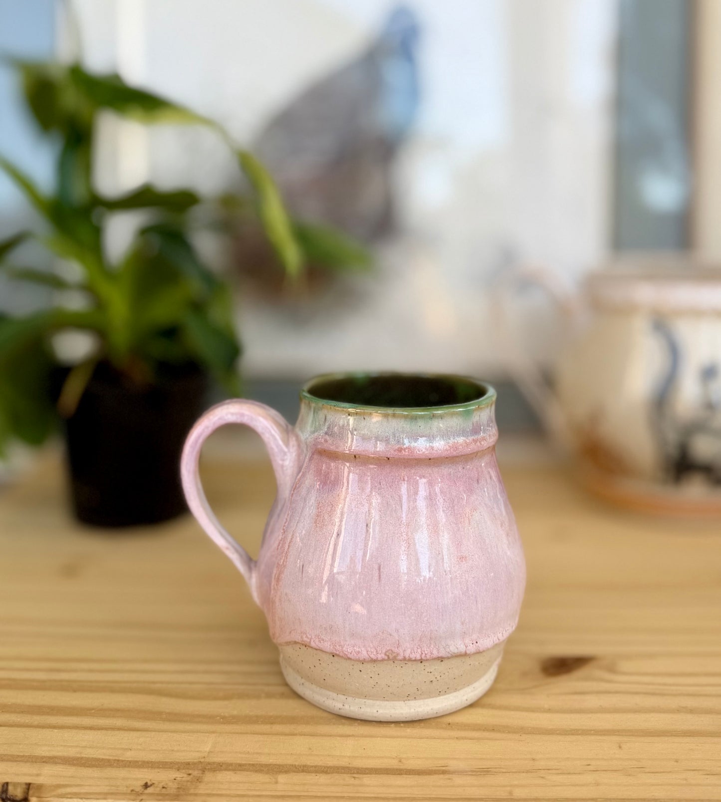 Bright Pink Basic B Mug