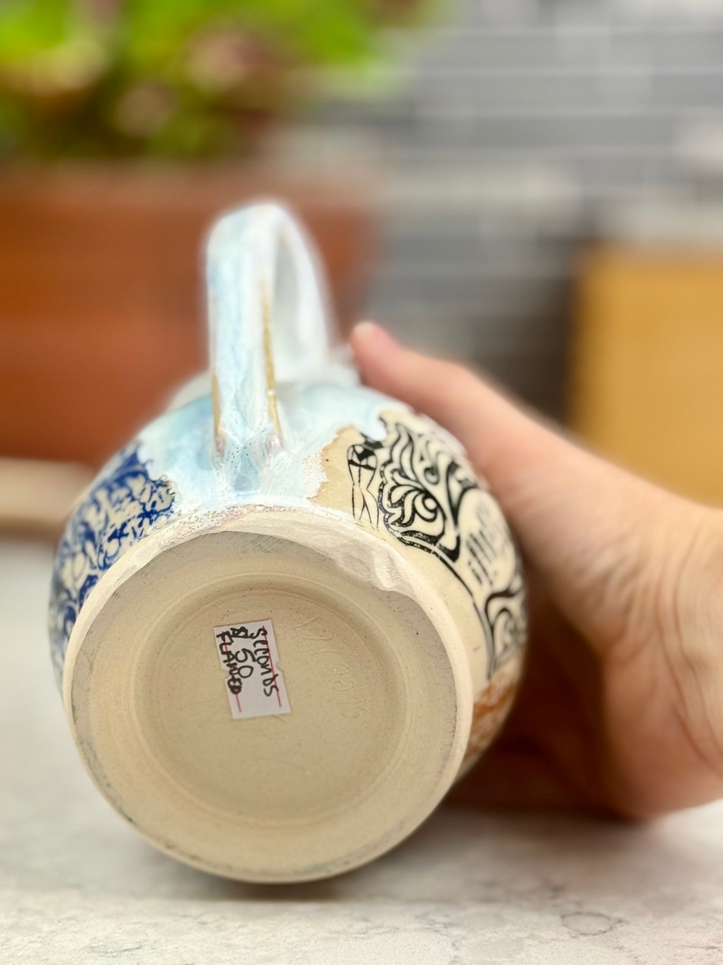 ✨Seconds✨Frog Quilt Mug