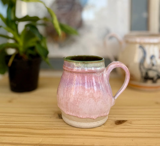 Bright Pink Basic B Mug